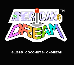 American Dream — Title screen
